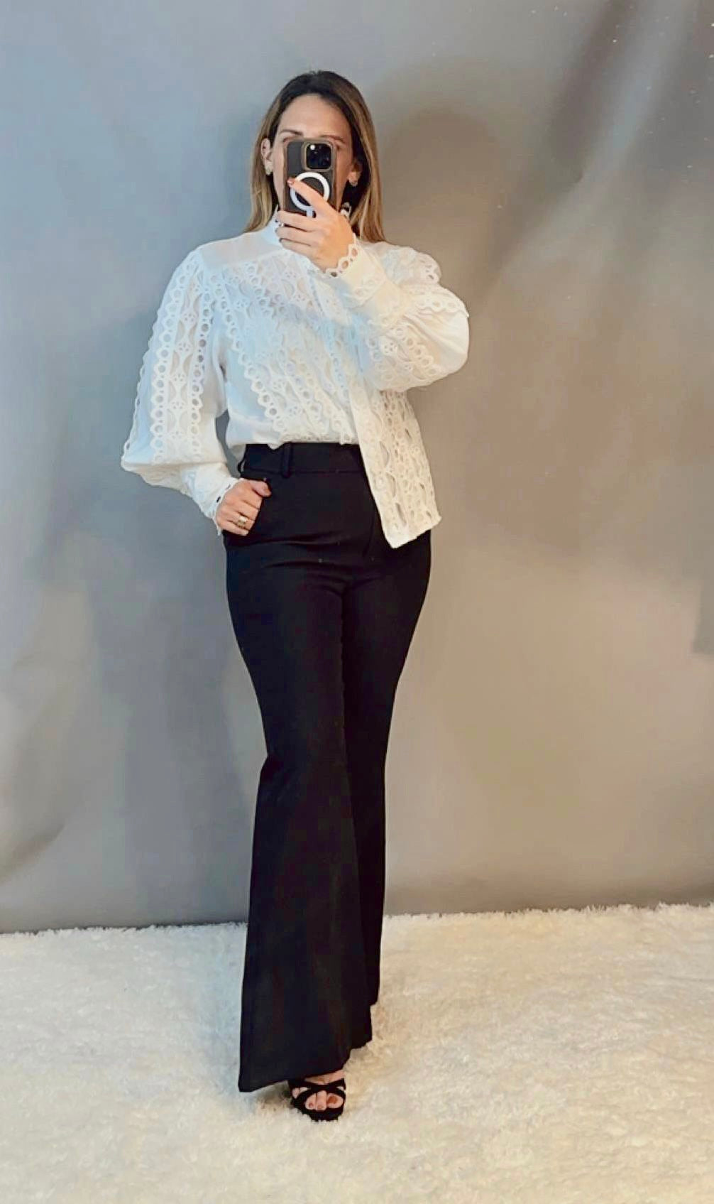 Woman betty blouse white